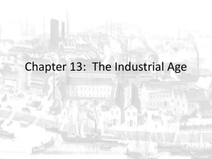 Chapter 13 The Industrial Age