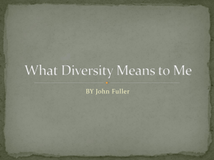What Diversity Means to Me