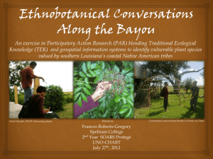 Ethnobotanical Conversations Along th