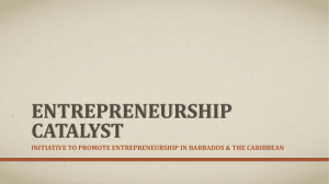 Entrepreneurship Program - Barbados Entrepreneurship Foundation
