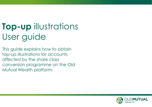 User Guide 1 - Old Mutual Wealth