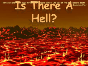 Is There A Hell? - West 65th Street church of Christ