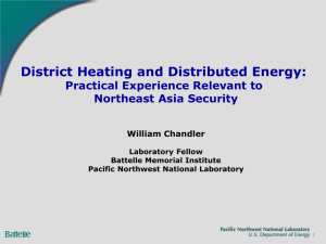 District Heating and Distributed Energy