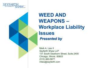 16336924_1_Weed and Weapons - Workplace Liability Issues