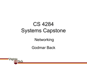 CS 4284 Operating Systems