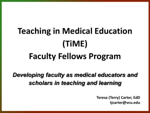 Teaching in Medical Education (TiME)
