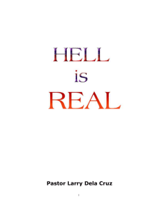 Hell is Real - Pastor Larry dela Cruz