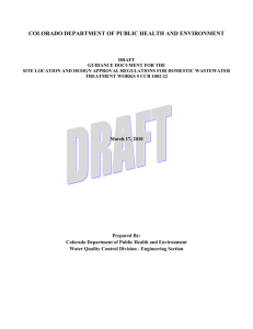 Regulation 22 - Guidance Document Draft