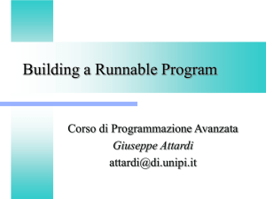 Building Runnable Program