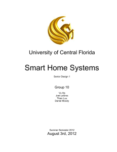 Senior Design 1 - Department of Electrical Engineering and