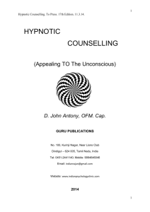 Hypnotic Counselling