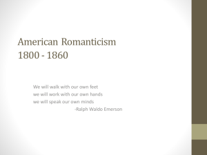 Intro to Romanticism