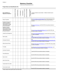 5-F Statutory Checklist