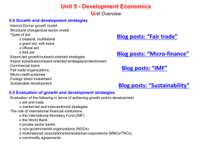 Development Economics Growth