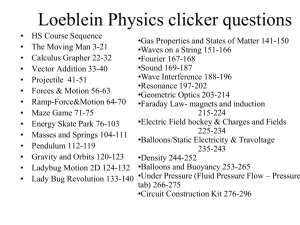 Loeblein physics clicker questions2013