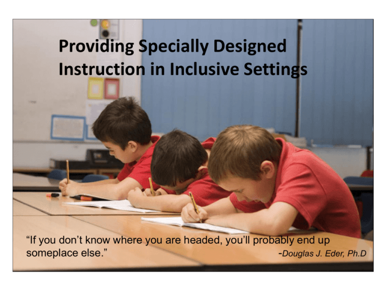 Characteristics Of Effective Teachers In Inclusive Settings