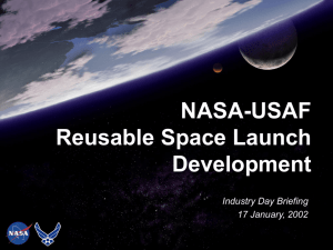 NASA- USAF Reusable Space Launch Development 120 Day Study