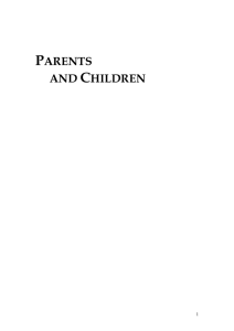 Parents and Their Children Poems