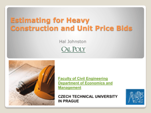 Construction Cost Estimating for the Civil Engineer