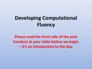 computation presentation - elementary-math