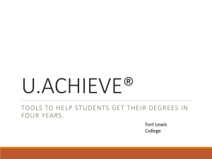 u.achieve - Fort Lewis College