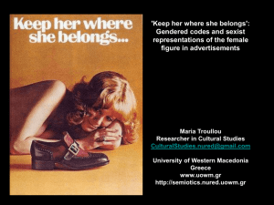 'Keep her where she belongs': Gendered codes and sexist