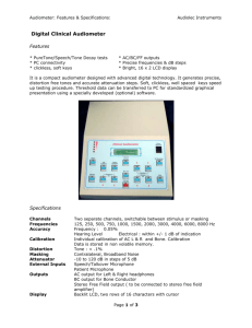 SE 6000 A: Digital Diagnostic Audiometer