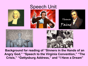 Speech Unit notes 2014 Pt 1