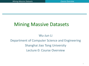 Mining of Massive Datasets