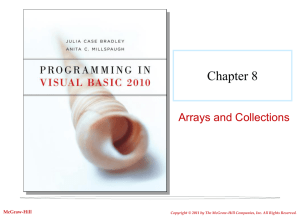 Visual Basic PP Slides Ch 8
