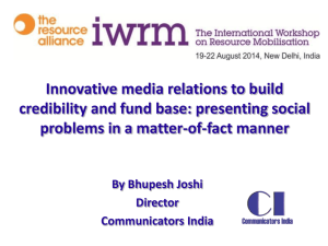 Innovative Media Relations to Build Credibility