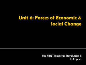 Economic & Social Changes PowerPoint