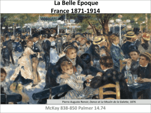 La Belle Époque France 1871-1914 McKay 838