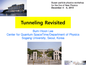 Tunneling Revisited
