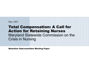 Total Compensation - Maryland Board of Nursing