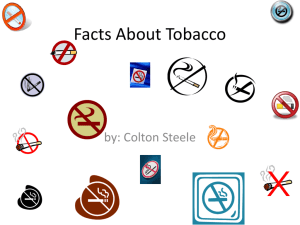 Facts About Tobacco