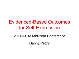 Evidenced-Based Outcomes for Self-Expression