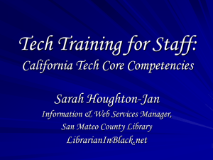 Cultivating Tech-Savvy Library Staff