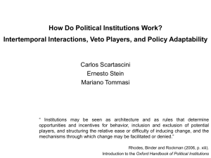 How Do Political Institutions Work?