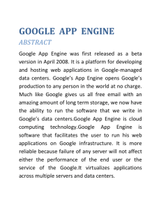 What is App Engine? - Google Project Hosting