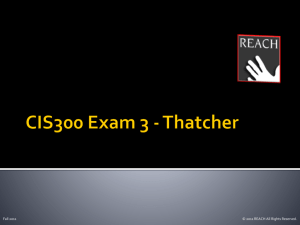 CIS300 Final Exam Review