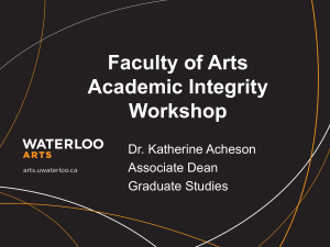 Academic Integrity Workshop (ppt)
