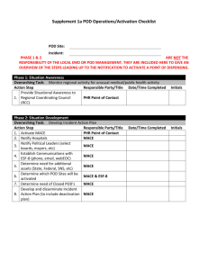 Pod site floor plan - The North Country Health Consortium