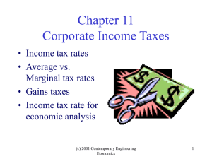 Income Taxes - Faculty Personal Homepage