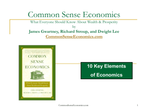 Ten Key Elements of Economics