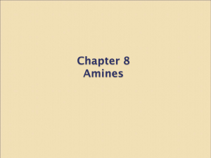 Chapter 16 Amines
