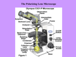 Polarizing-light microscope