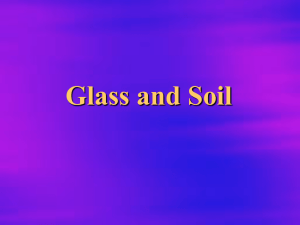 Chapter 4 Physical properties of Glass and Soil