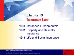 CHAPTER 18 Insurance Law
