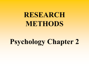 Ch 2 Research Methods
